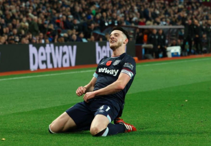 Tidak Sesuai Banderol, West Ham Tolak Tawaran Arsenal untuk Declan Rice