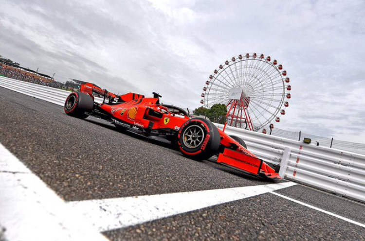 Kualifikasi GP Jepang: Ferrari Bangkit, Sebastian Vettel Raih Pole Position Kelima di Suzuka