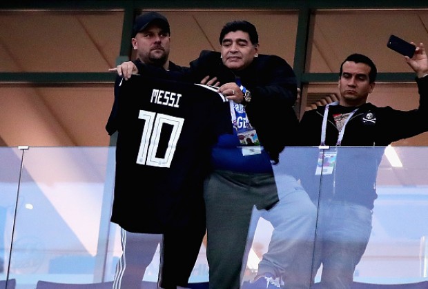 Argentina Dibantai Kroasia, Maradona Sindir Foto Kambing Lionel Messi