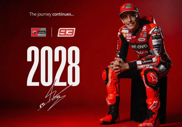Marc Marquez Tetap di Ducati Lenovo Hingga MotoGP 2028