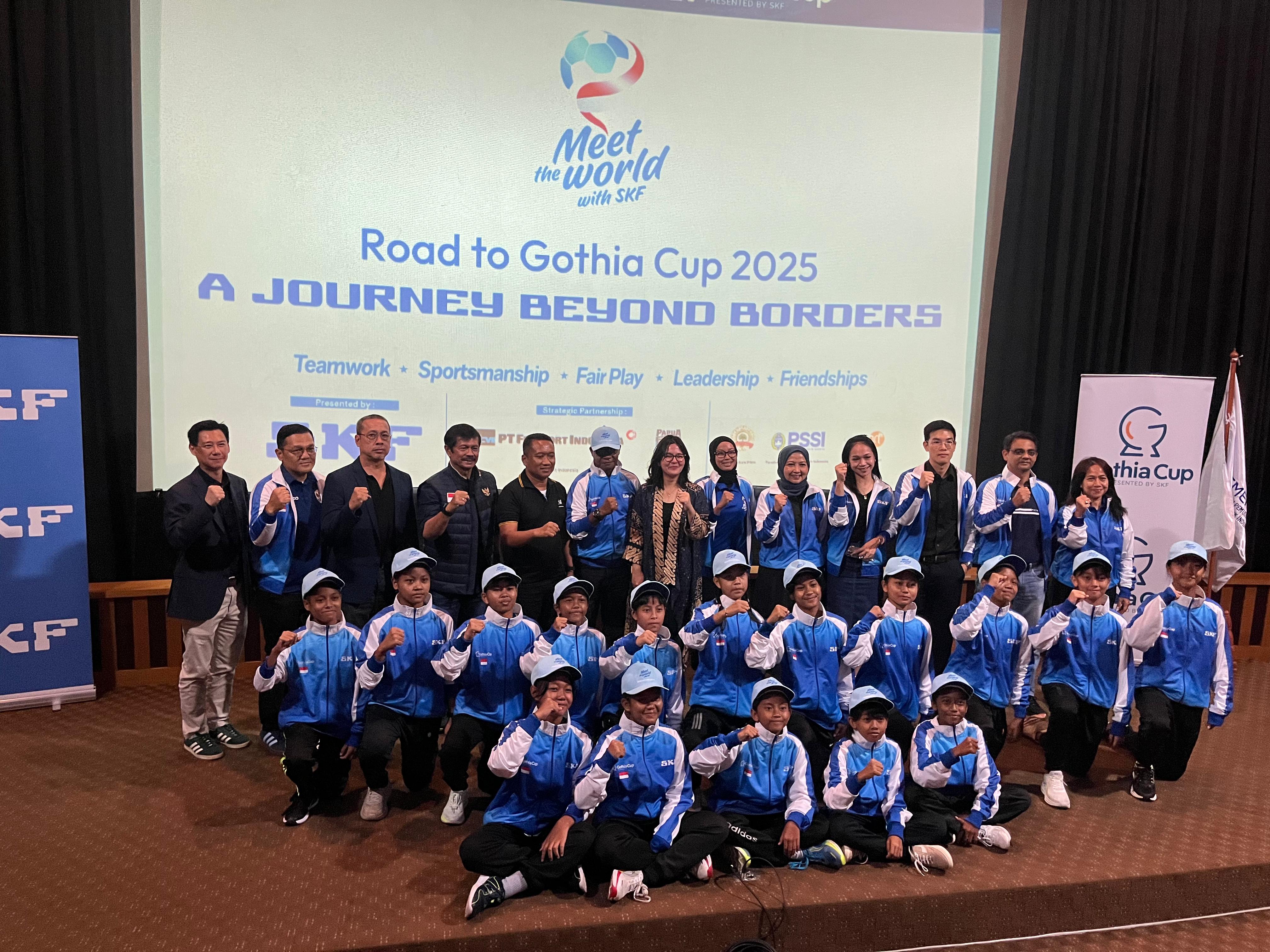 Kemenpora dan SKF Indonesia Lepas 3 Tim Wakil Indonesia untuk Berlaga di Gothia Cup 2025