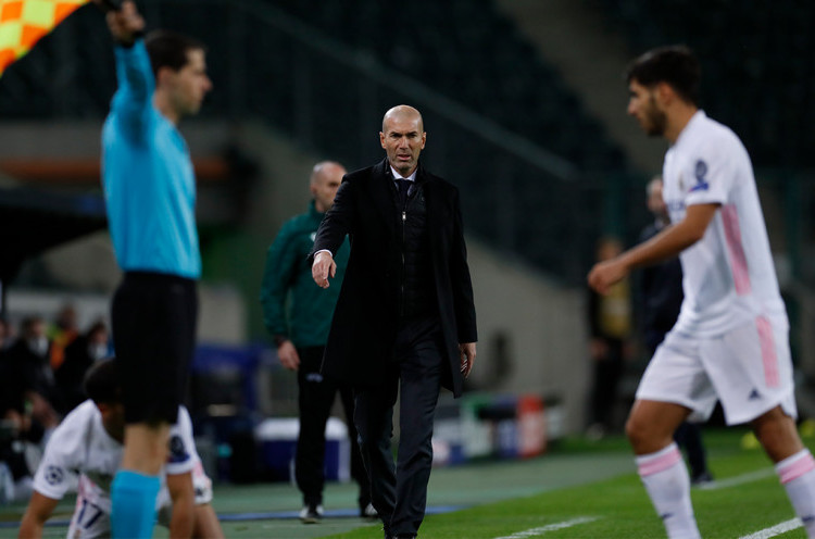Real Madrid Selamat dari Kekalahan, Zinedine Zidane Tak Sepenuhnya Puas