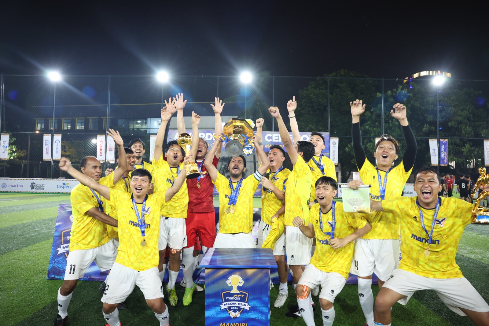 Hattrick Juara, SCTV Kampiun Mandiri Media Cup 2025