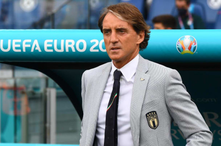 Pidato Singkat Mancini di Balik Kesuksesan Italia Juara Piala Eropa 2020