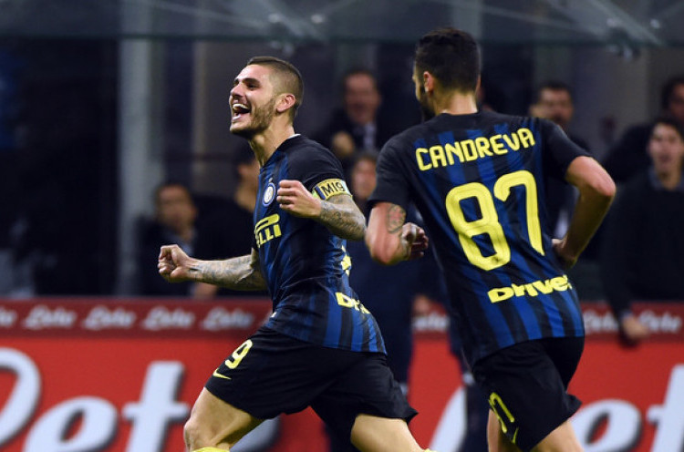 Hasil Liga Italia Serie-A: Brace Icardi Bawa Inter Kalahkan Torino