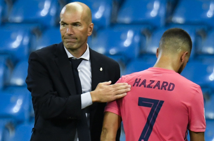 Kesabaran Tanpa Batas Zidane untuk Eden Hazard