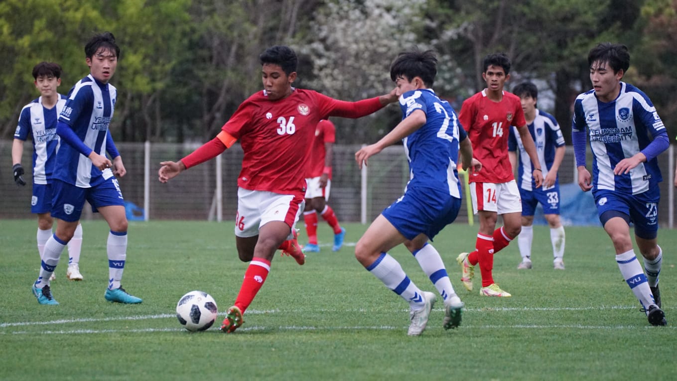 Kalah Lagi dari Yeungnam, Timnas U-19 Tutup Uji Coba di Korsel dengan 3 Kemenangan
