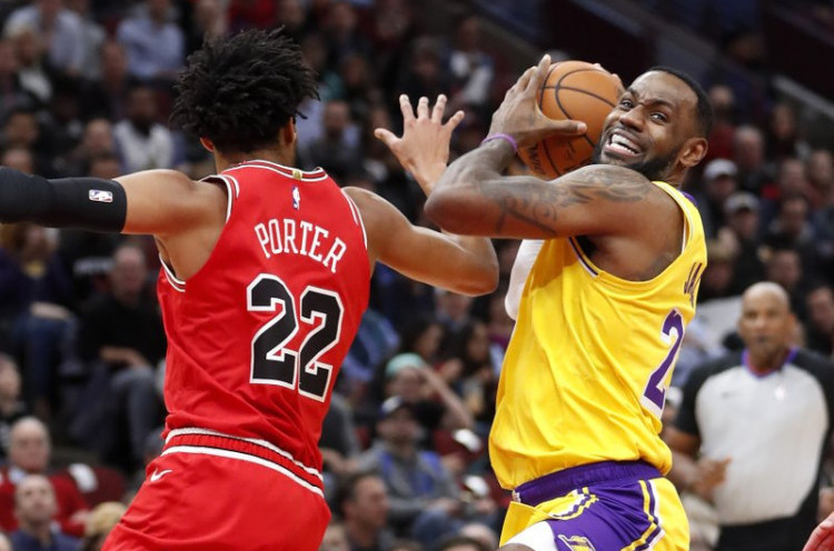 Hasil NBA: LeBron James Triple-Double, LA Lakers Raih Kemenangan Keenam Beruntun