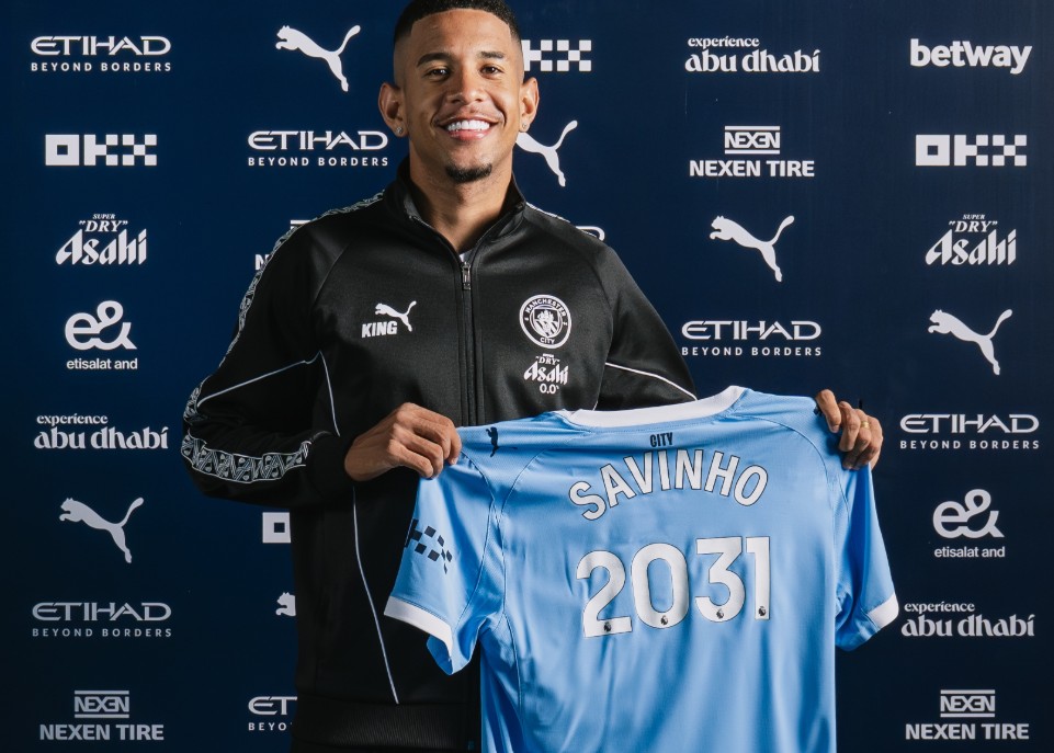 Perpanjang Kontrak dengan Manchester City hingga 2031, Savinho Sanjung Pep Guardiola