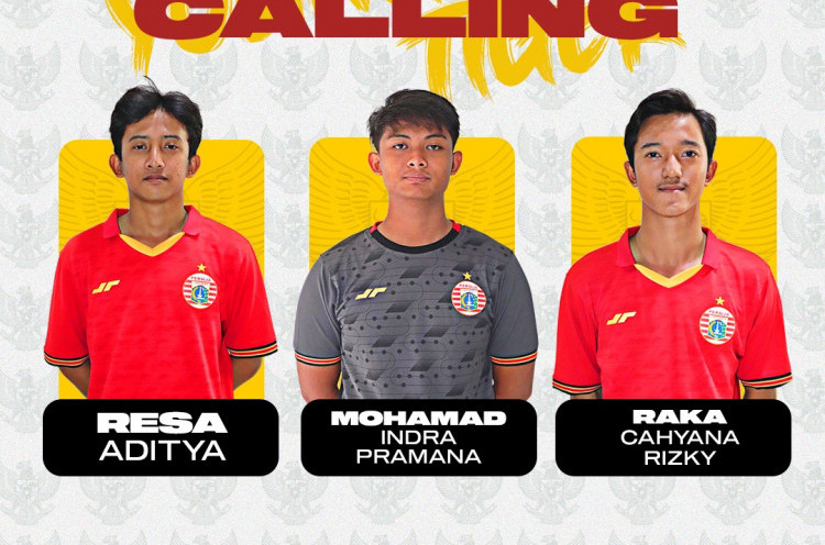 Persija Jakarta Kirim Tiga Pemain untuk Ikuti TC Timnas Indonesia U-16