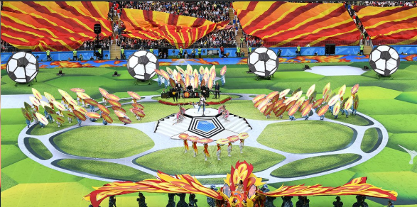 Rangkuman Pernak-Pernik Upacara Pembukaan Piala Dunia 2018