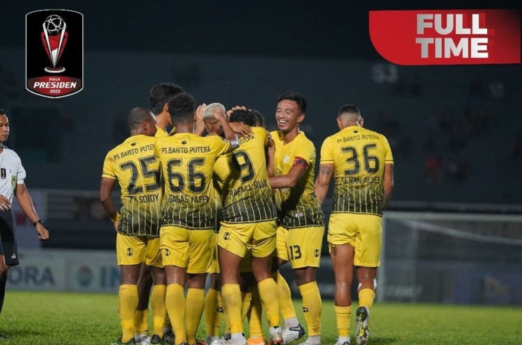Hasil Piala Presiden 2022: Persija Takluk oleh Barito Putera, RANS Nusantara FC Imbang