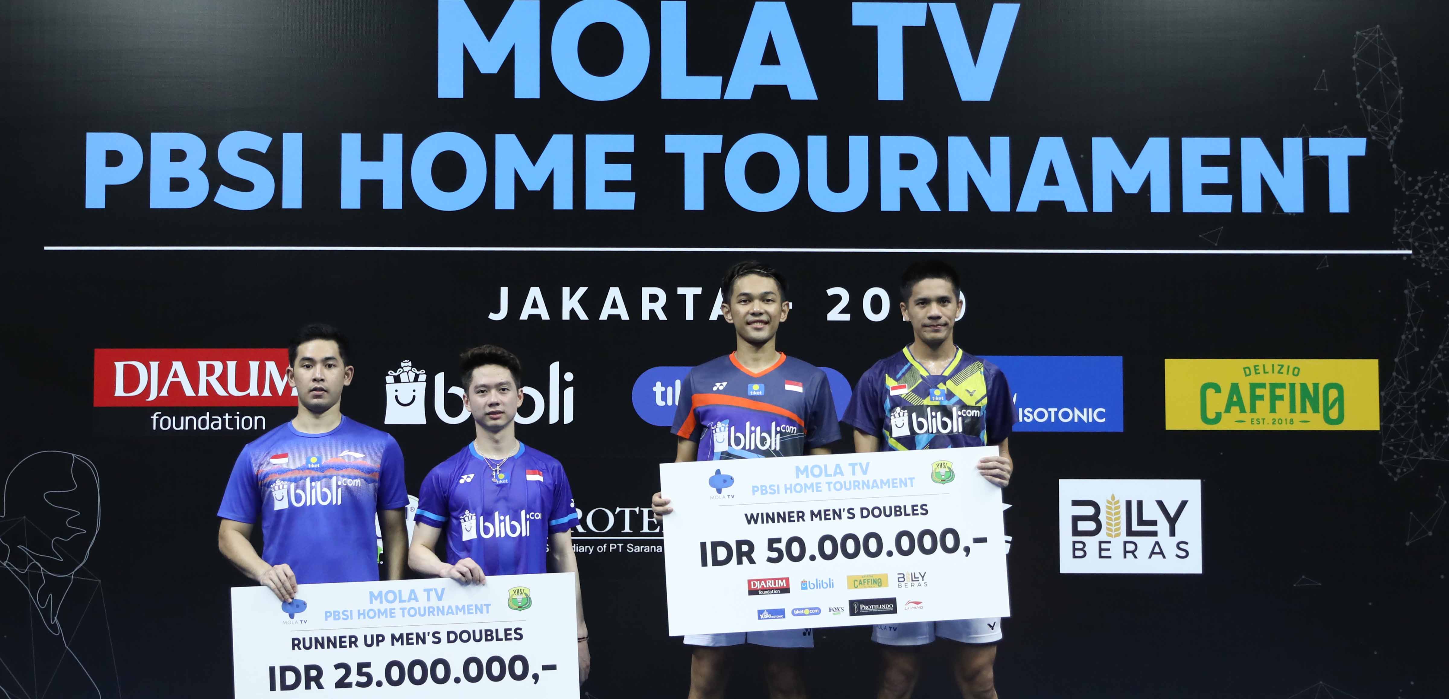 Hasil Turnamen Internal PBSI: Tak Terkalahkan, Fajar / Yeremia Juara