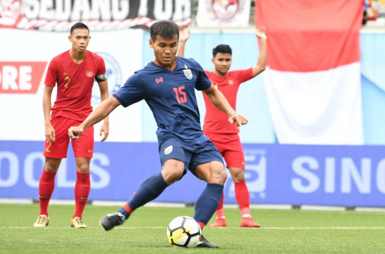 Timnas Indonesia U-23 Takluk 1-2 dari Thailand di Merlion Cup 2019