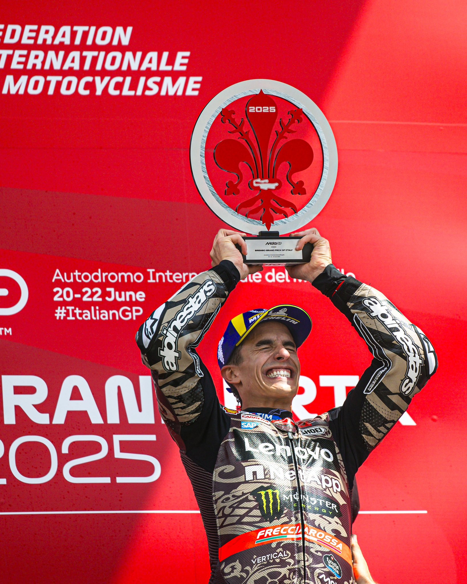 Hasil MotoGP Italia 2025: Dominasi Marc Marquez Masih Berlanjut
