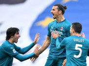 Udinese 1-2 AC Milan: Gol Sepakan Gunting Ibrahimovic Menangkan Rossoneri