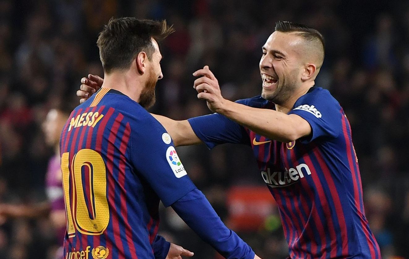 Tinggalkan Barcelona, Jordi Alba Dapat Pesan dari Lionel Messi