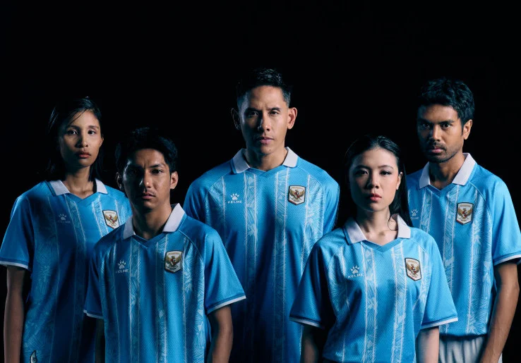 Kelme Luncurkan Jersey Ketiga Timnas Indonesia, Usung Nuansa Laut dan Bunga Melati