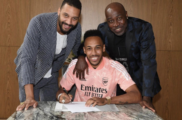 Pierre-Emerick Aubameyang Resmi Perpanjang Kontrak di Arsenal