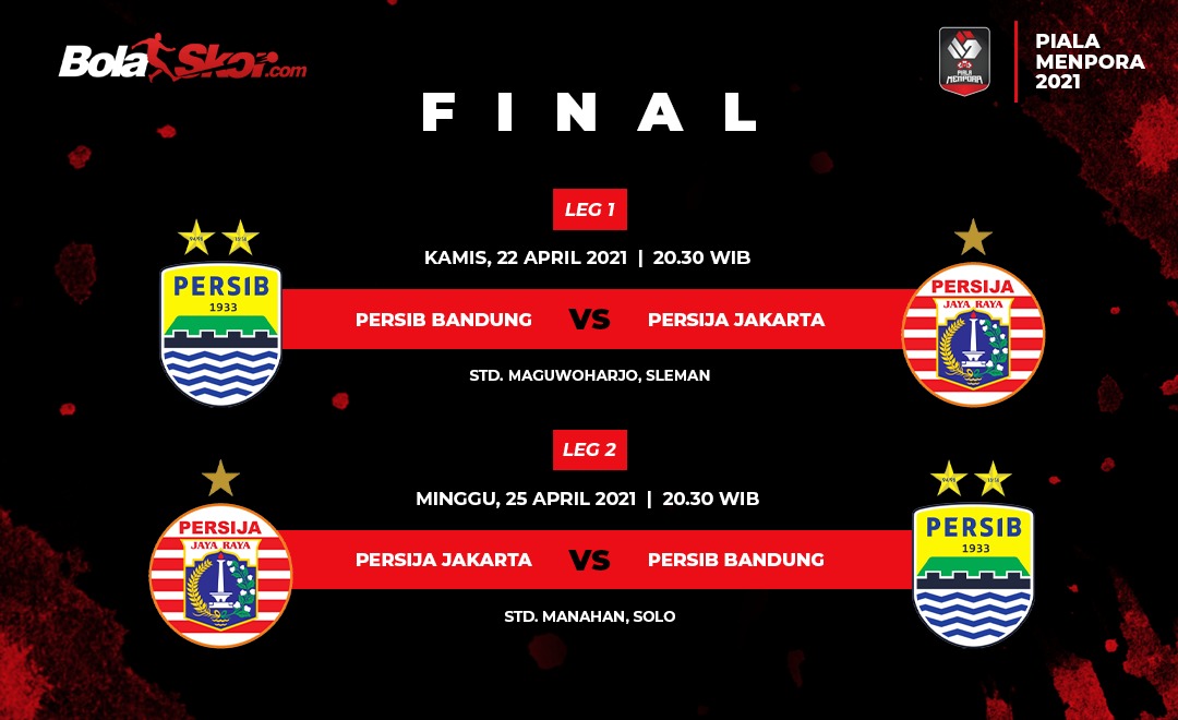 Jadwal Siaran Langsung Final Piala Menpora 2021: Persija Vs Persib