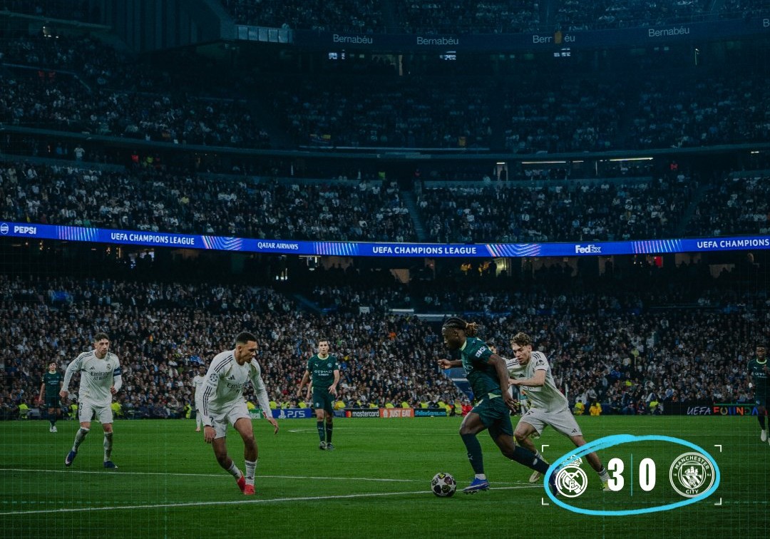 Superkomputer Prediksi Peluang Manchester City Lolos Perempat Final Usai Dibantai Real Madrid