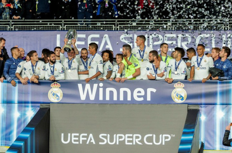 Menang 3-2 Madrid Juara Piala Super Eropa