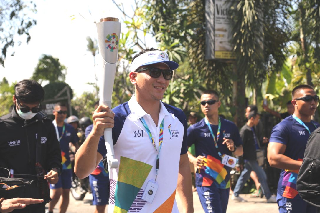 Wakil Kontingen Kebaikan Hadir pada Pawai Obor Asian Games 2018
