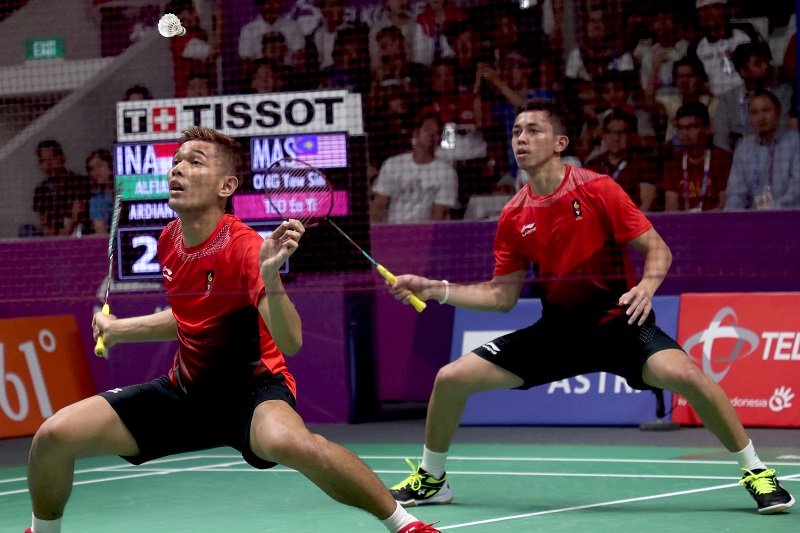 Fajar Alfian / Muhammad Rian Ardianto Menang, Indonesia Kirim Satu Wakil ke Final Ganda Putra Asian Games 2018