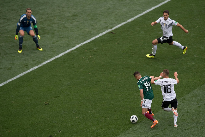Jerman Tertekan, Meksiko Unggul 1-0 di Babak I