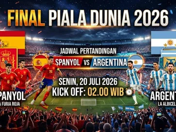 Link Streaming Final Piala Dunia 2026: Spanyol vs Argentina