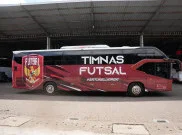 Penampakan Bus Timnas Futsal Indonesia, Perkuat Semangat Satu Keluarga