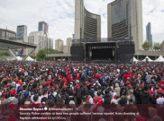 Jutaan Warga Kanada Riuh Menyambut Kemenangan Toronto Raptors