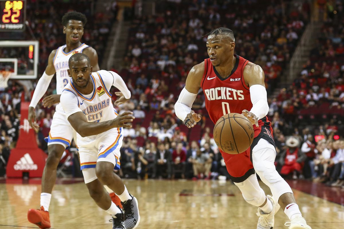 Hasil NBA: Russell Westbrook-Chris Paul, Dua Mantan yang Unjuk Gigi Saat Thunder Kalahkan Rockets