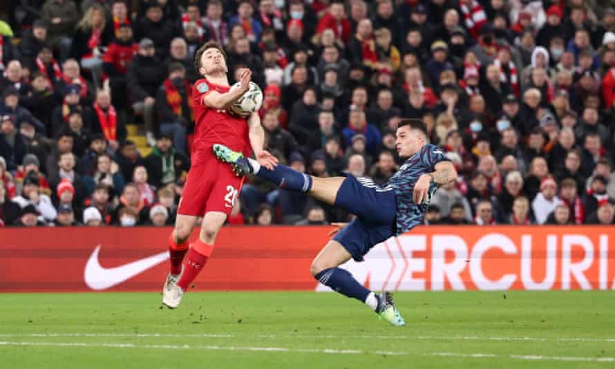 Kartu Merah Xhaka Jadi Penyebab Liverpool Gagal Menang