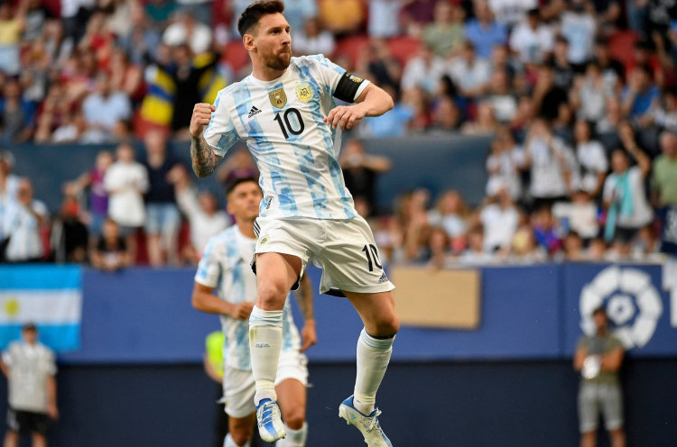 Deretan Fakta Menarik Torehan Quint-trick Messi ke Gawang Estonia