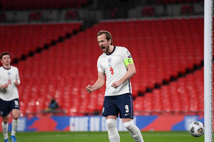 Harry Kane Torehkan Dua Rekor Baru bersama Timnas Inggris