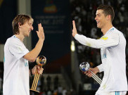 Luka Modric Mengaku Terima Ucapan Selamat dari Cristiano Ronaldo