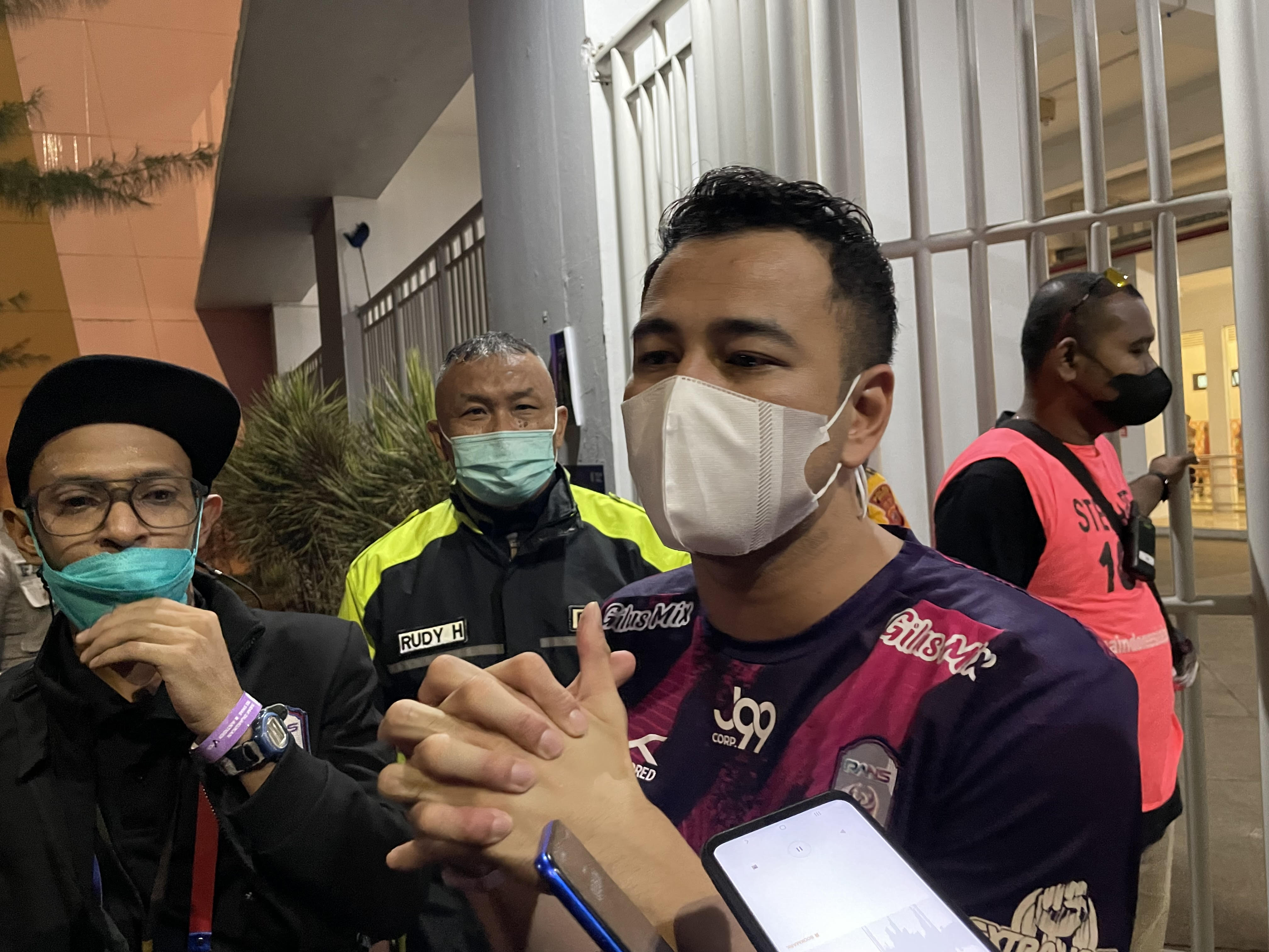 Raffi Ahmad Menangis Usai Rans Cilegon Promosi ke Liga 1 Musim Depan