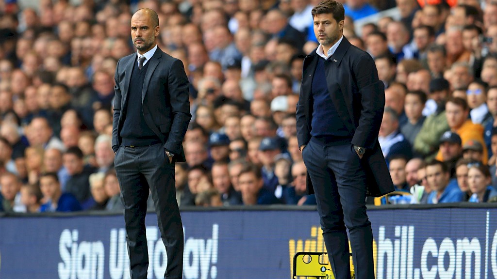 Man City Vs Tottenham: Pochettino dan Relasinya dengan Guardiola  
