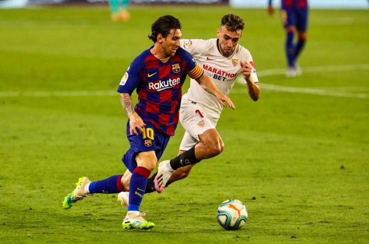 Ketika Magis Lionel Messi Tak Mampu Menjebol Pertahanan Kuat Sevilla