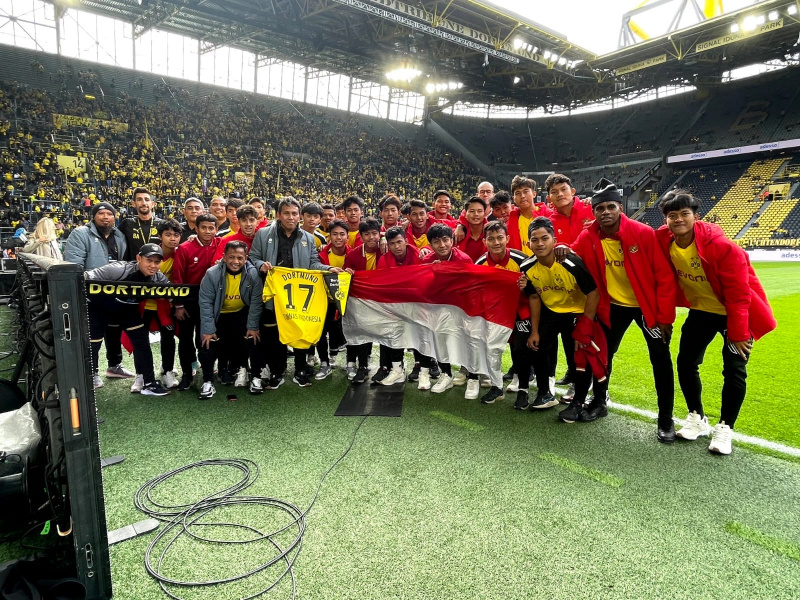 Timnas Indonesia U-17 Makin Termotivasi Usai Nonton Langsung Borussia Dortmund Berlaga