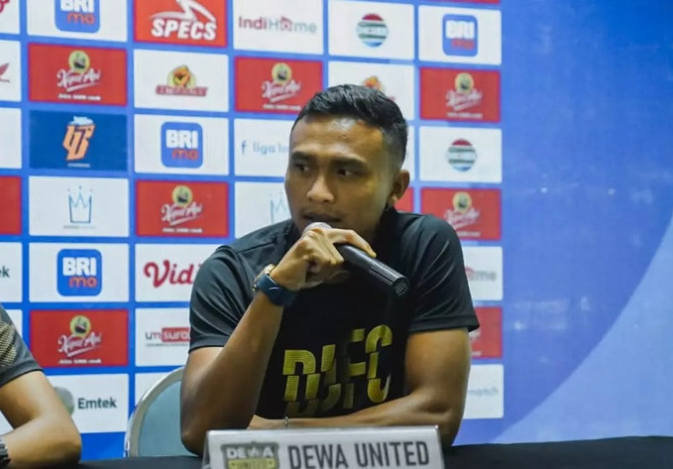 Bek Dewa United FC Achmad Faris Punya Motivasi Lebih saat Hadapi Persebaya