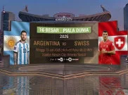 Jadwal Siaran Langsung dan Link Streaming Argentina vs Swiss, Live TVRI Minggu (12/7) Pukul 08.00 WIB