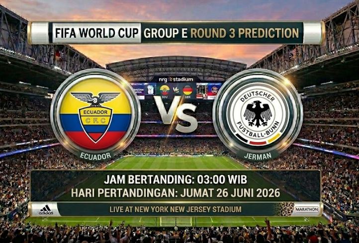 Jadwal Live Streaming dan Link Siaran Langsung Ekuador vs Jerman, Momen Penentuan La Tricolor di New York New Jersey Stadium