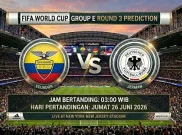 Jadwal Live Streaming dan Link Siaran Langsung Ekuador vs Jerman, Momen Penentuan La Tricolor di New York New Jersey Stadium