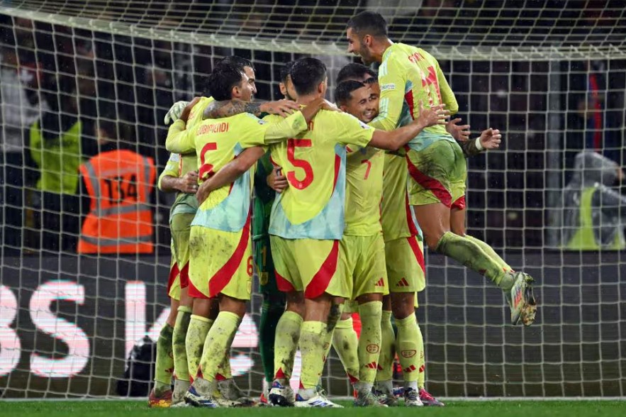 Hasil UEFA Nations League: Diwarnai Kartu Merah, Spanyol Bantai Swiss 4-1 