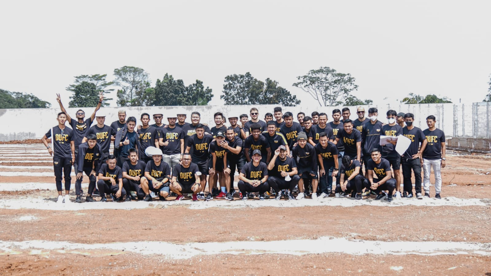 Pelatih dan Pemain Kagum dengan Progres Pembangunan Sports Centre Dewa United