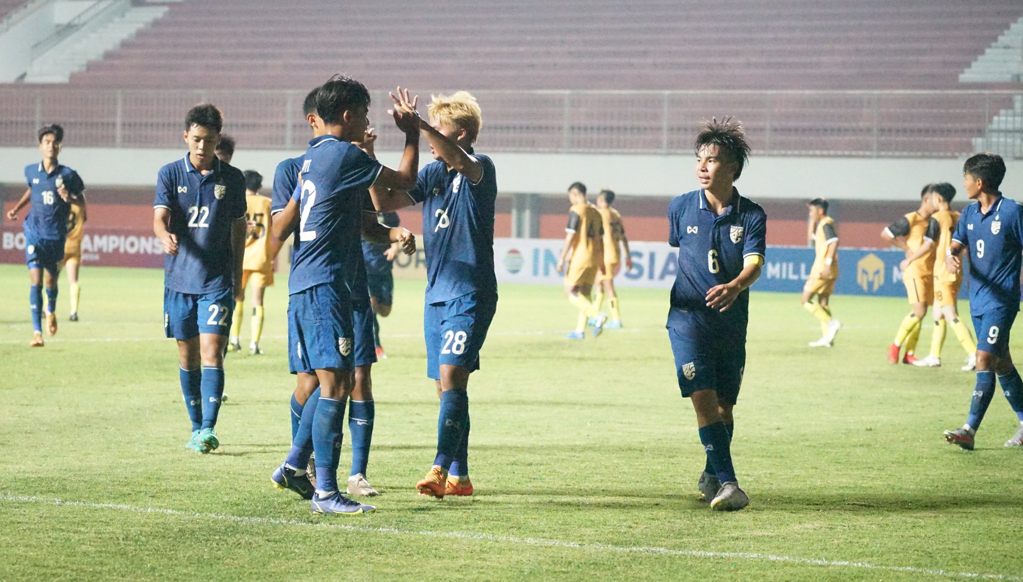 Hasil Piala AFF U-16 2022: Thailand Bantai Brunei, Timor Leste Vs Laos Imbang