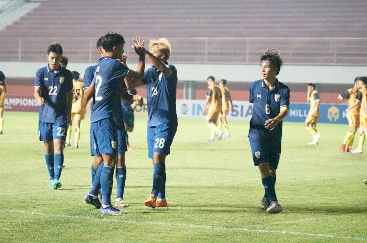 Hasil Piala AFF U-16 2022: Thailand Bantai Brunei, Timor Leste Vs Laos Imbang