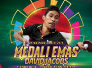 Kalahkan Wakil China, David Jacobs Rebut Medali Emas Asian Para Games 2018